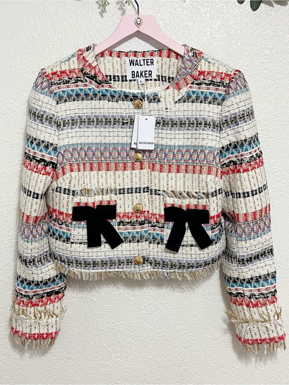 NWT Anthropologie Walter Baker Jones Tweed Jacket - Picture 4 of 11